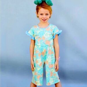 Matilda Jane Dream Chasers Far Out Floral Romper Size 14